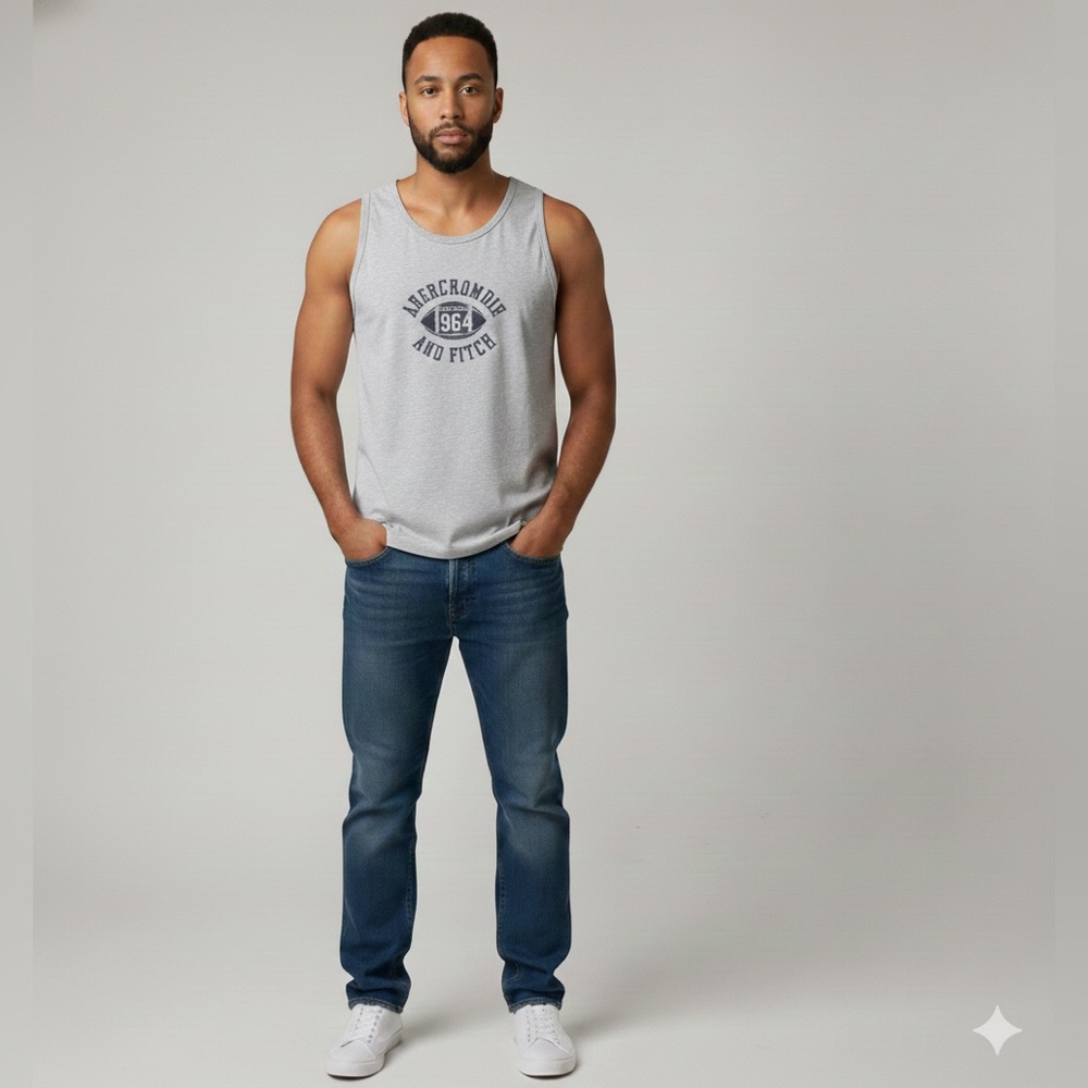 A & F sleeveless muscle tee- vintage